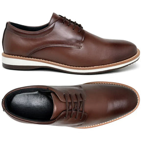 Sapato Casual Masculino Oxford Derby
