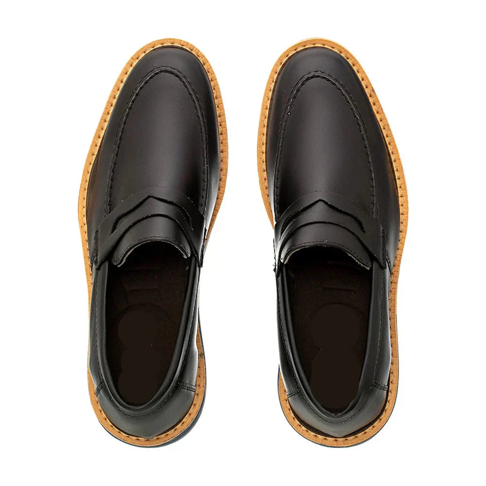 Sapato Mocassim Loafer Oxford Italiano Premium Classic