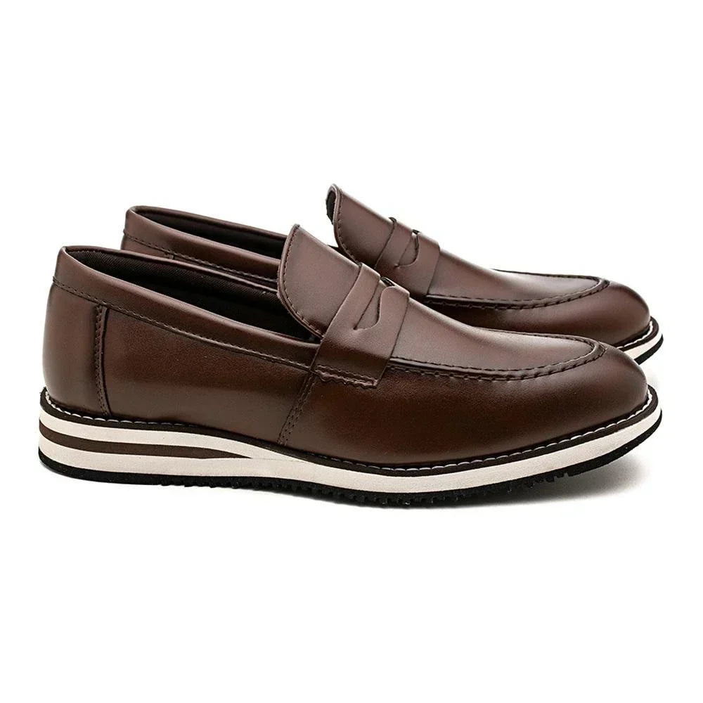 Sapato Mocassim Loafer Casual Slip On Comfortavel